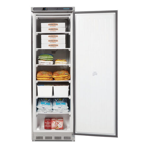 Polar C-Series Upright Freezer Stainless Steel 365Ltr CD083-A